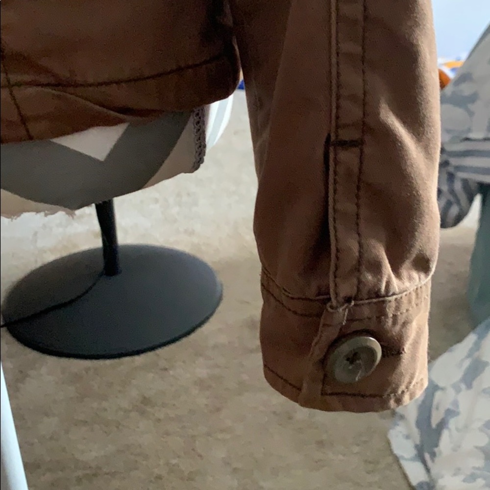 Brown Fall Utility Jacket - Picture 6 of 7
